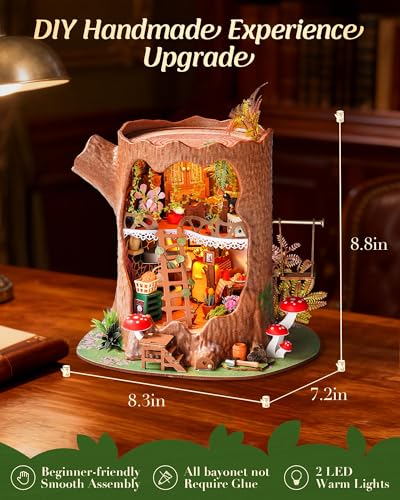 Rolife DIY Miniature Forest Fairy House Kits - Fairytale Tree House