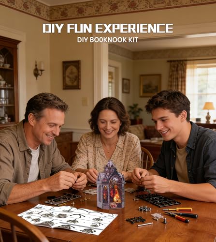 Spilay DIY Miniature House Kit for Adults, Miniature Dollhouse Kit - color: Spire of the Wyrm