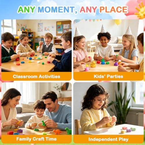 Air Dry Clay for Kids 36 Colors Birthday Gifts Toys for Boys Girls 3-8