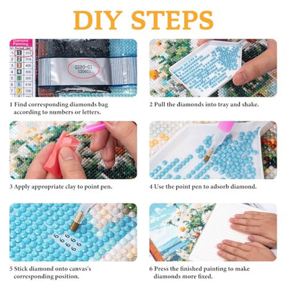 Diamond Art Kits for Adults & Beginners, Soccer Diamond Painting Kit - color: HMDPUS-26103