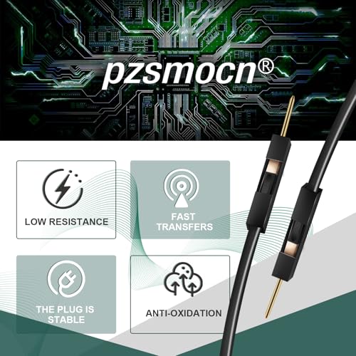 40 Sets / 120 Pcs for Dupont 2.54mm 1-Pin Male-Male Connector Kit - size: 1-Pin Male to Male, style: Black with Cable