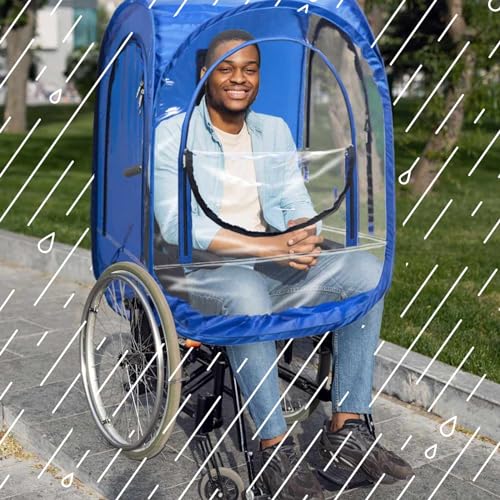 WeatherPod® ChairPod™ 1-Person Wearable Upper Body Pop-Up Pod - color: Black