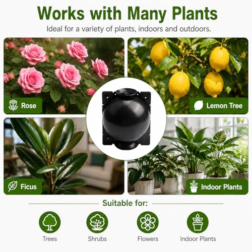 Plant Air Layering Pods for Root Growing, Reusable Propagation Ball Kit with Clear Root Monitoring Design, Easy Install Propagation Cups for Indoor Outdoor Trees and Plants(15Pcs-Small)