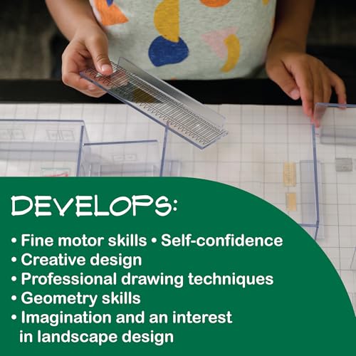 MindWare Art-chitect Landscape Designer for Kids – 3D Landscape Design Kit for Kids Ages 8 and Up – Learn The Basics of Architecture As You Design Start to Finish