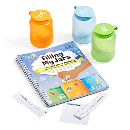 hand2mind Filling My Jars Interactive Journal, Gratitude Journal, Positive Affirmations for Kids, Growth Mindset and Mindfulness for Kids, Social Emotional Learning Activities