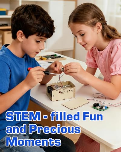 Science Kits for Kids Age 8-12 12-14, STEM Toys DIY Radio Kit - size: Small