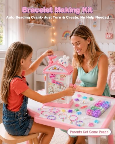 Aywewii Bracelet Making Kit, 800+PCS Beads DIY Jewelry Gift for Girls 6-12