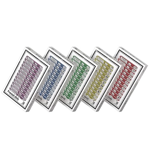 Jiusion 60Pcs Prepared Microscope Slides Specimen Set for Stereo Microscope - size: 60Pcs