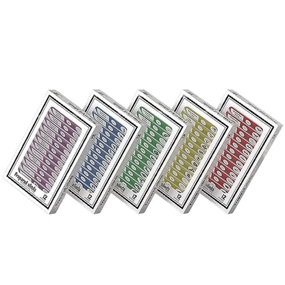 Jiusion 60Pcs Prepared Microscope Slides Specimen Set for Stereo Microscope - size: 60Pcs