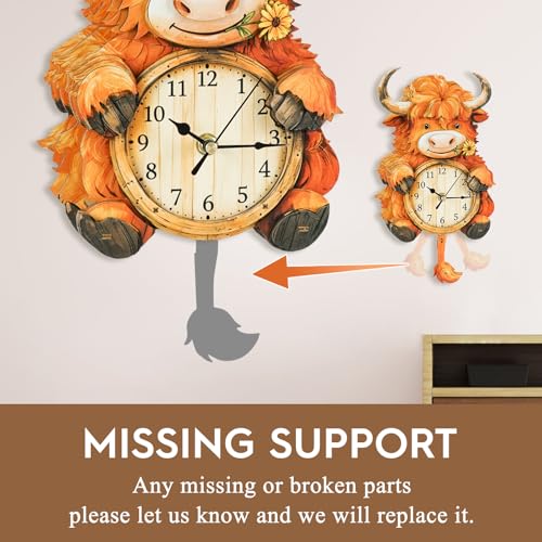 3D Puzzles for Adults Highland Cow Puzzle Clock Adult Crafts - color: Highland Cow Clock