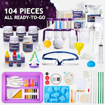 Japace 100+ Experiments Science Kit for Kids, Chemistry and Physics Set
