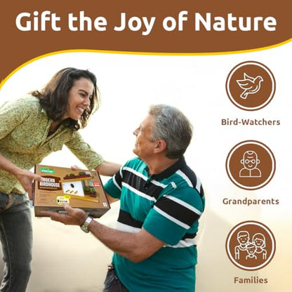 Sparkjump Modern Birdhouse Woodworking Kit