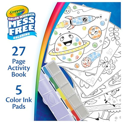 Crayola Color Wonder Mess Free Fingerprint Activity Book, Finger Painting Alternative, Arts & Crafts Gift for Kids Ages 3+ - size: Medium