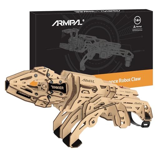Mechanical Claw Model Kit, 3D Wooden ClawBot Puzzle for Adults and Teens
