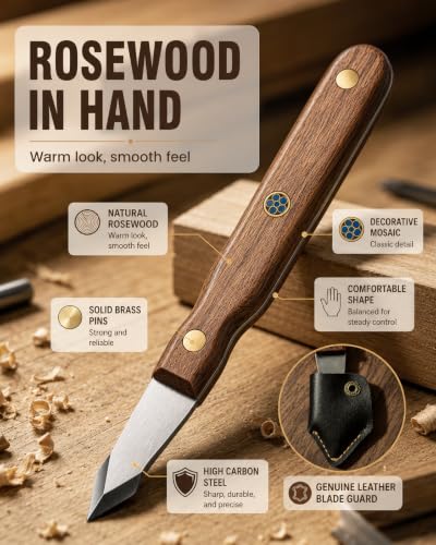 Marking Knife for Woodworking, Wood Marking Knife with High Carbon Steel