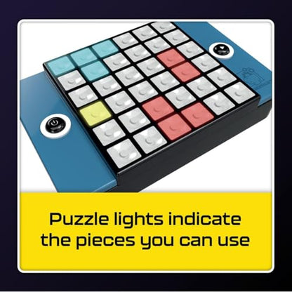 Brainwright - Puzzle Bright - Interactive Light-Up Brain Teaser with 300+ Challenges, Ages 8+, 1+ Players
