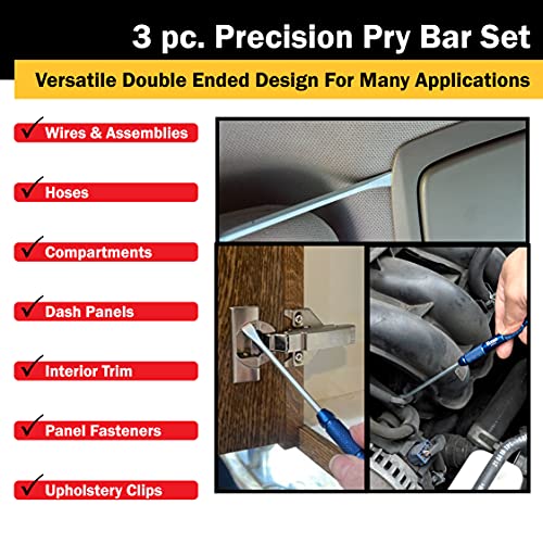 Titan Tools 85504 3-Piece Precision Pry Bar Tool Set s - style: 3-Piece Set
