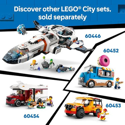 LEGO City Holiday Adventure Camper Van Building Toy Set - Vacation Toy for Kids, Boys and Girls, Ages 6+ - Includes 3 Minifigures and Accessories - Gift Idea for Birthdays & Holidays - 60454
