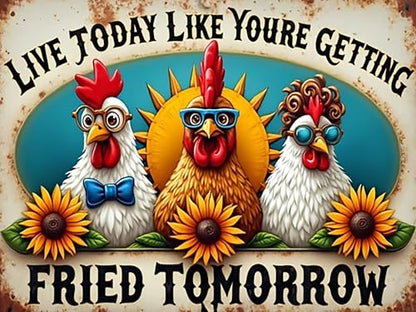 ijbnhd Chicken Diamond Art Kits for Adults 16x12in - color: Chicken, size: 16x12in(40x30cm)
