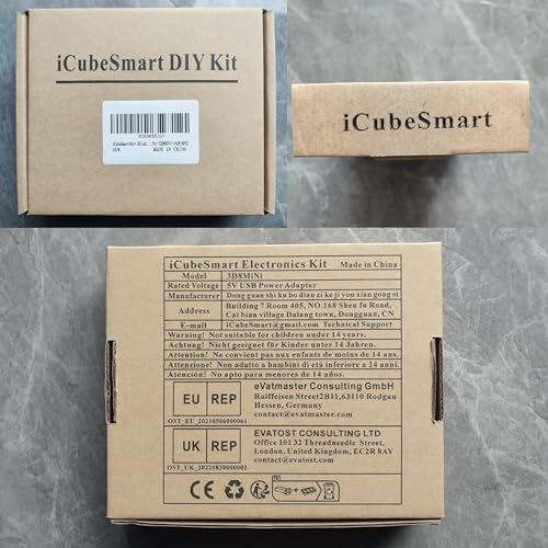 MINI 3D Led Cube Transparent Acrylic Case It is Only Applicable to 3D8MINI (3D8MINI-CASE-5PS) - color: 3d8mini-case-5ps