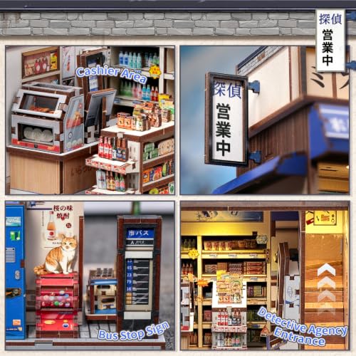 Book Nook Kit for Adults Beginner Friendly (Convenience Store) - color: Beika-cho Convenience Store