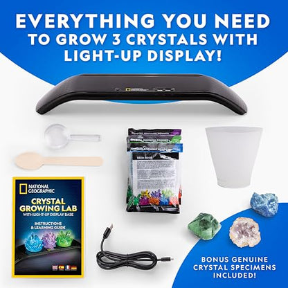 National Geographic Geology Kit with Crystals, Gem Dig, & Rock Collection - style: Geology Bundle