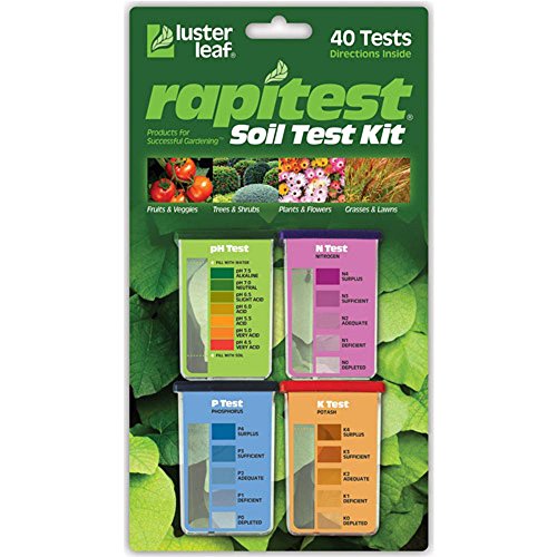 Luster Leaf 1601 Rapitest Soil TxhmH Test Kit, 40 Count (5 Pack)