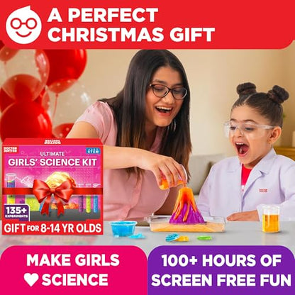 Doctor Jupiter Girls' Ultimate Science Experiments Kit for Kids Ages 8+ - style: Ultimate Girls' Science Kit: 8+