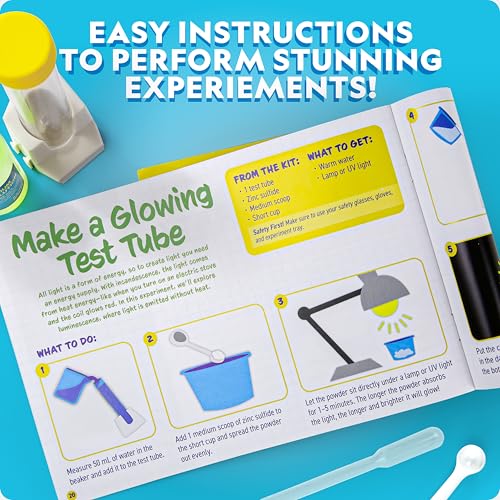National Geographic Chemistry Set with 45 Experiments for Kids 8-12