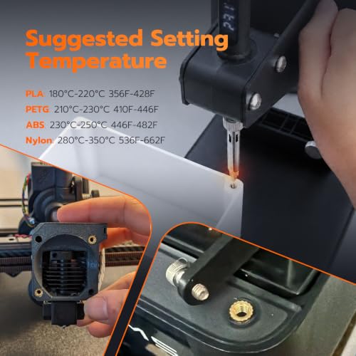 Vertical Heat Set Insert Tool Press for Plastic Parts & 3D Print Components - color: ZW12H+
