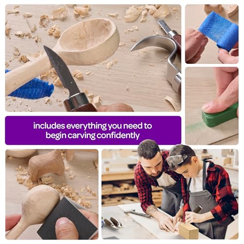 Wood Whittling Kit - Wood Carving Tools - Crafts for Adults - Easter Unique Gifts - Teen Boy Gifts - Birthday Gift Ideas for Women - Hobbies DIY Kits for Adults, Boys, Girls, Women, & Men