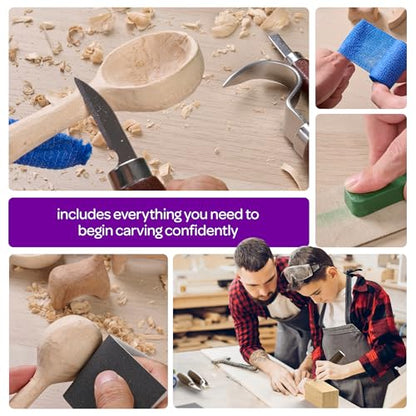Wood Whittling Kit - Wood Carving Tools - Crafts for Adults - Easter Unique Gifts - Teen Boy Gifts - Birthday Gift Ideas for Women - Hobbies DIY Kits for Adults, Boys, Girls, Women, & Men