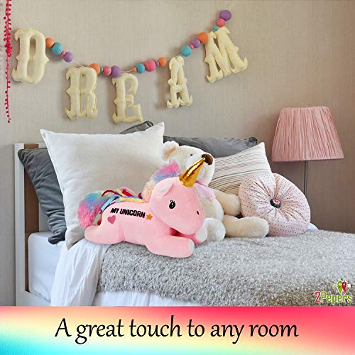 Make Your Own Unicorn Pillow Kit Arts and Crafts for Girls No Sew Plush Toy - style: UNICORN PILLOW
