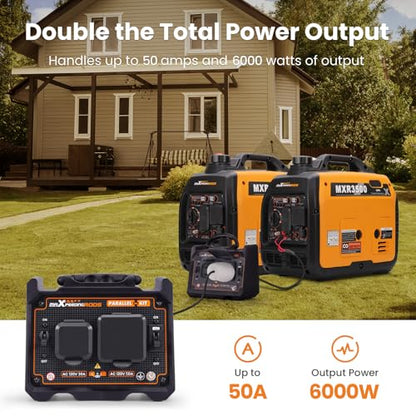 maXpeedingrods Generator Parallel Kit with 120V 30A, 120V 50A Outlets