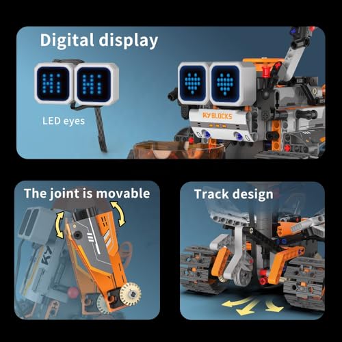 5-in-1 STEM RC Robot Building Kit, Age 5-7, 8-13, 14+ Years
