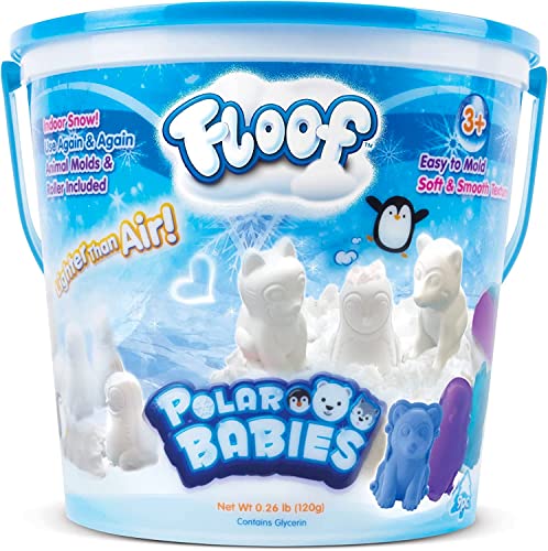 Play Vision 4602 4602 Floof Polar Babies Bucket Set 120Grms