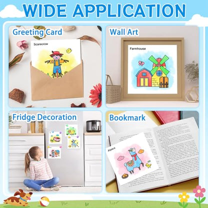 SOCOLER Paint with Water Coloring Books for Kids & Toddlers, Farm - color: Farm Life