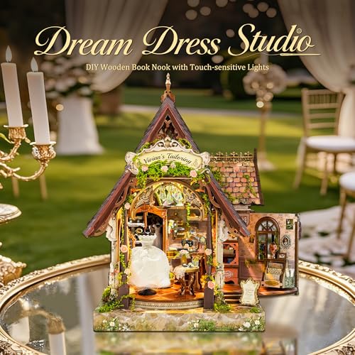 Romantic Miniature Dream Dress Studio Book Nook - color: Dream Dress Studio