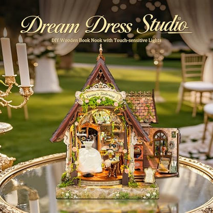 Romantic Miniature Dream Dress Studio Book Nook - color: Dream Dress Studio