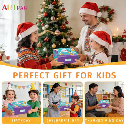 ARTPAR Air Dry Clay 102 Colors,Modeling Magic Clay for Kids Bulk Craft Kit - color: 102 Colors