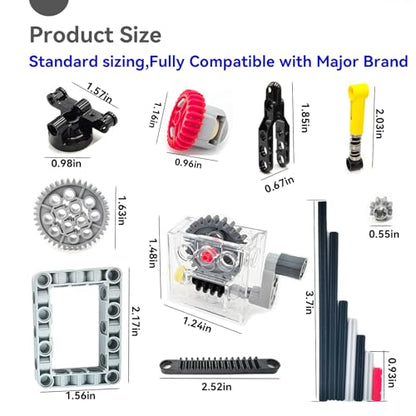 Technic Parts Building Block Pieces Sets, 260 Pieces