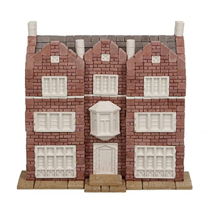 Wise Elk Mini-Bricks Constructor Set – Realistic 3D Puzzle & Plaster Brick Model Kits for Teens & Adults, STEM Educational DIY Construction Set, Multiple Styles Available (Rebbe's House) - style: Rebbe's House