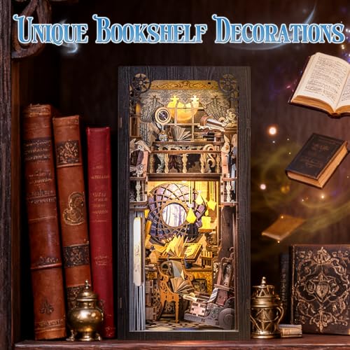 Fsolis Book Nook Kit, Booknook Magic (Nebula Common Room) - color: Nebula Common Room