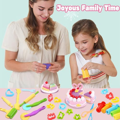 Dough Tools for Kids, 24 Pieces Dough Play Tools Set with Rolling Pins,Cutters,Dough Extruders,Scissor - style: 24 pcs