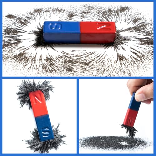 Iron Powder, Iron Filings, Iron Powder Filings Magnetic Power for Magnet Education and School Experiments Learning, 8 Ounce Iron Oxide Powder Shavings for Science - size: 8 Ounces