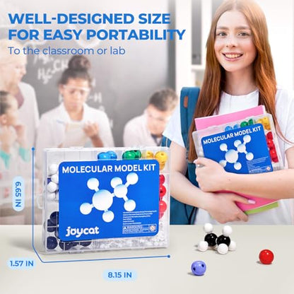 JoyCat 238-Piece Molecular Model Kit for Organic and Inorganic Chemistry - style: 238 Pieces