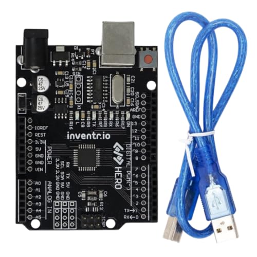 Arduino IDE Compatible STEM Learning Kit - Adventure Kit: Cogsworth City – Complete Beginner Coding and Electronics Course – Includes Hero R3 Board, LEDs, Sensors, Breadboard, and Components