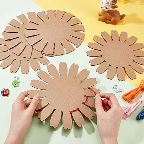PH PandaHall 12pcs 19 Inch Round Paper Basket Weaving Knitting Crafts Decoration Basket Making Forms for Handicraft Arts and Crafts ProjectsEaster Basket Activities, Peru