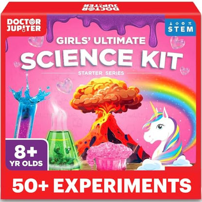 Doctor Jupiter Girls' Ultimate Science Experiments Kit for Kids Ages 8+ - style: Girls' Ultimate Science Kit Starter: 8+