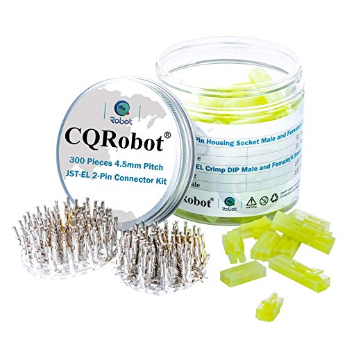 CQRobot JST EL 4.5mm Pitch 2-Pin Electronic Computer Connector Adapter - size: 2P, style: EL